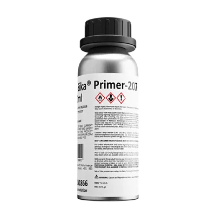 Праймер для подготовки поверхностей перед склеиванием, Sika Primer-207 чорный 250мл