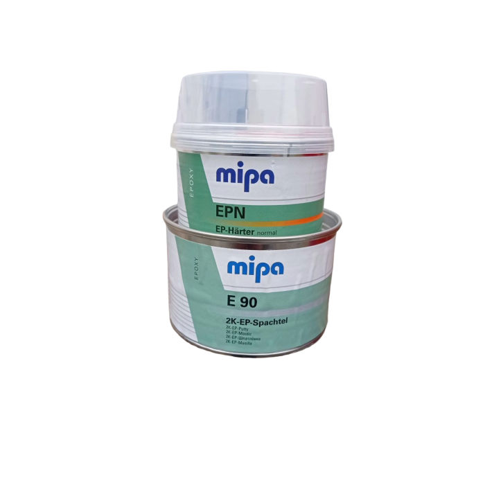 Эпоксидная шпаклёвка Mipa E90, набор 1 кг + отвердитель 0,5 л