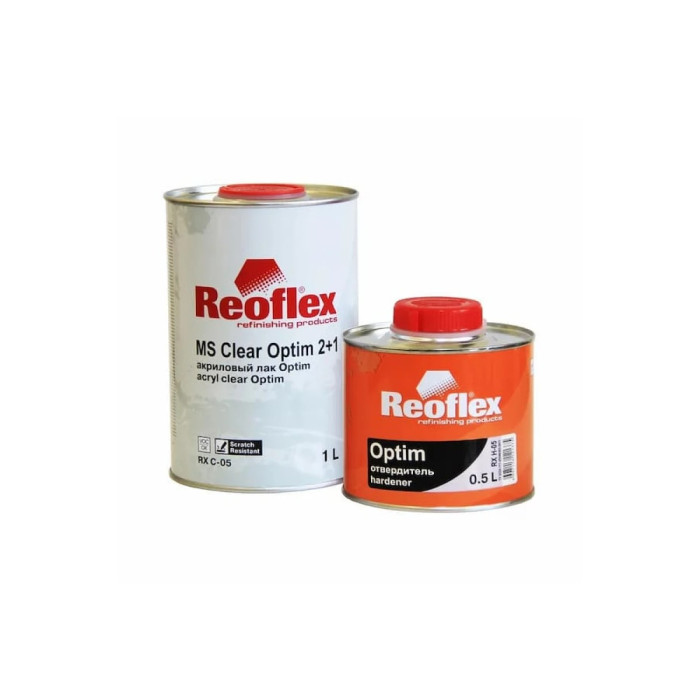 Лак Акриловый MS Optim Optimum RX-C05 1л С отвердителем HS 0,5л