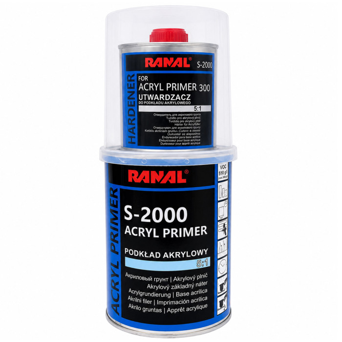 Акриловий ґрунт RANAL S-2000 5+1 HS (комплект)