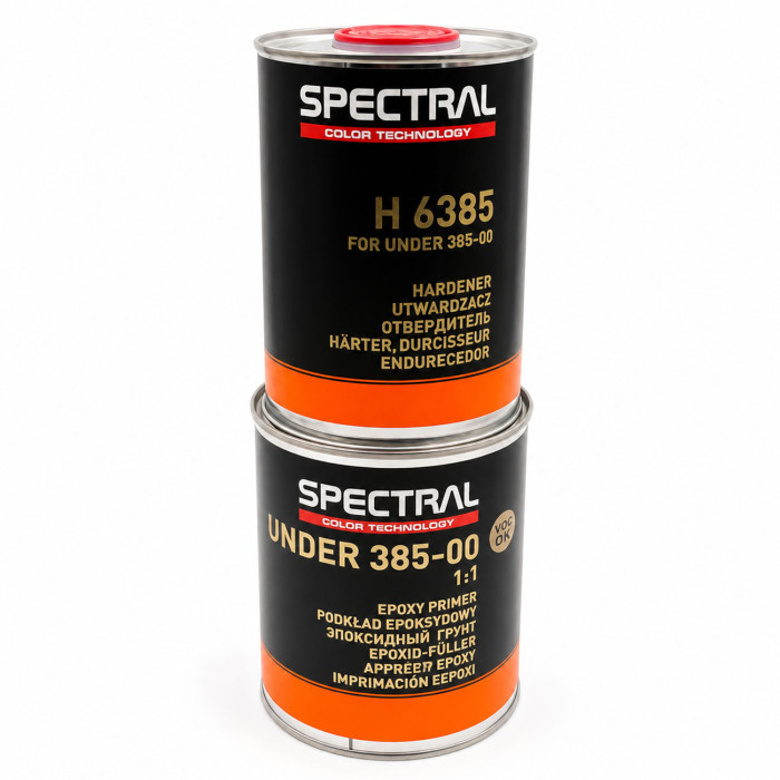 SPECTRAL UNDER 385-00 + отвердитель H6985, антикоррозионный эпоксидный грунт, оливковый