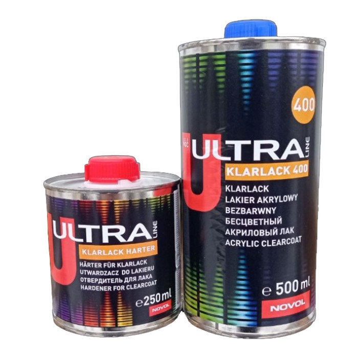 Лак акриловий Novol Ultra 400 (0,5L+0,25L)