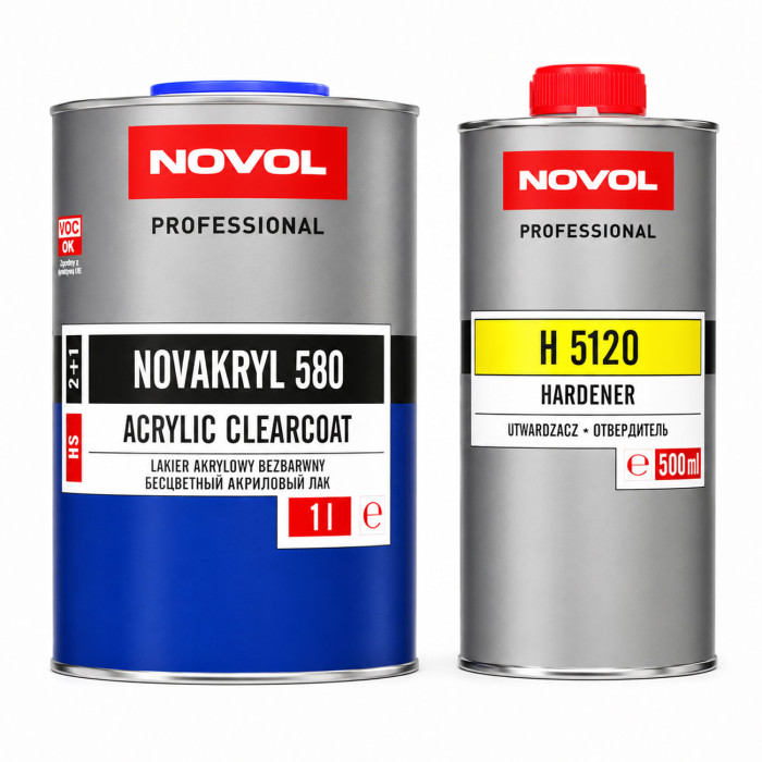 Novol лак NOVAKRYL 580 (HS 2+1) (1L+0,5L)