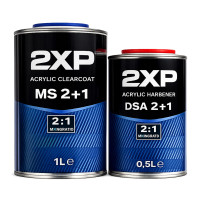 Лак акриловий 2XP MS 2+1 1 л + акриловий отверджувач 2XP 0,5 л