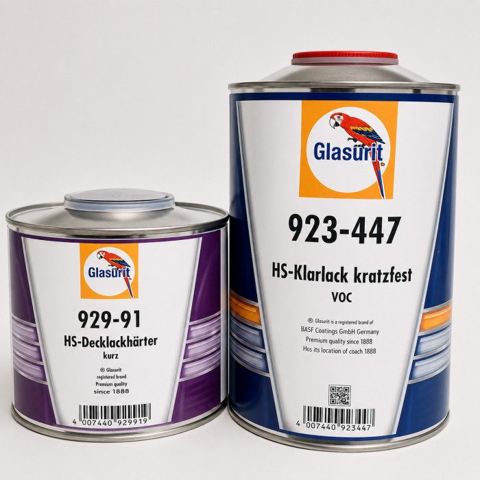 Glasurit 923-447 Лак стійкий до подряпин 1л + затверджувач 0,5л