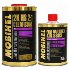 MOBIHEL Безбарвний лак 2K HS 2:1 (комплект)