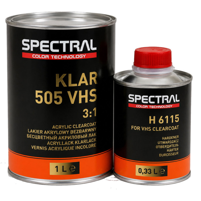 SPECTRAL KLAR Лак безбарвний 505 VHS 3+1 (1L+0,33L) к-т