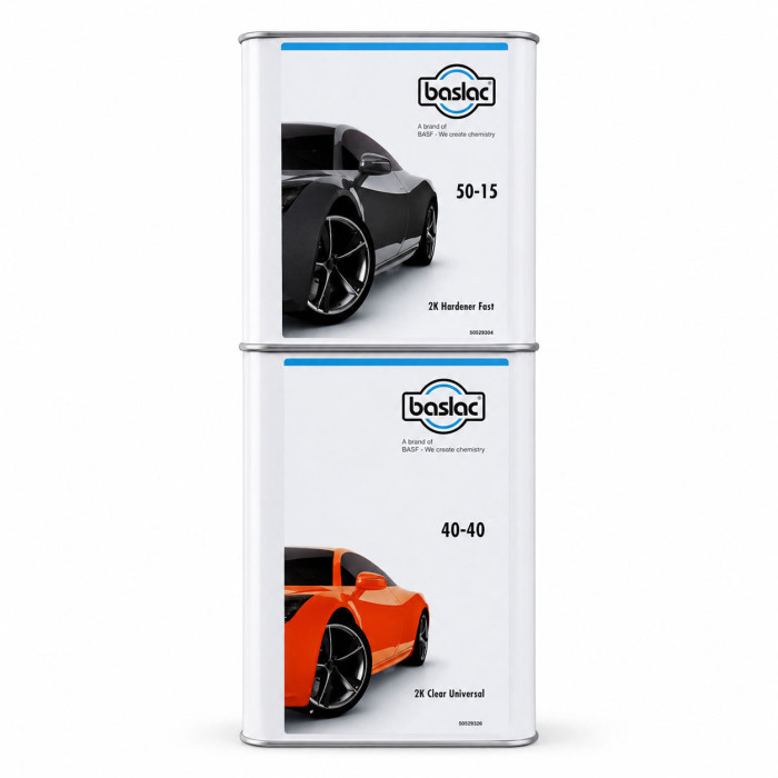 BASLAC 40-40 2K VOC Clearcoat+50-15 Hardener FAST быстрый (5L+2,5L)