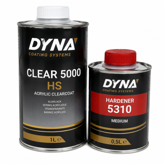 Лак DYNA CLEAR HS 5000 1L (комплект)