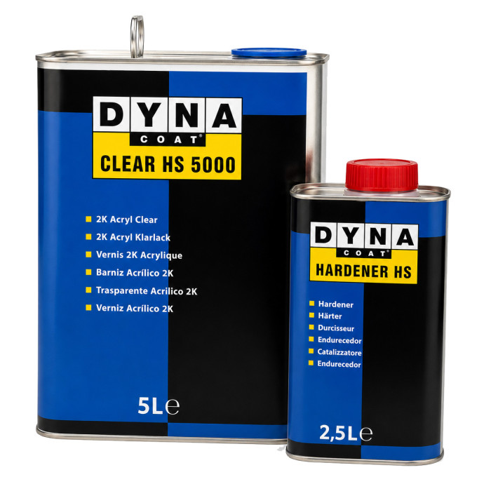 Лак DYNA CLEAR HS 5000 5L (комплект)