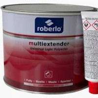 Шпаклівка Roberllo MULTIEXTENDER, 2-к, поліефірна, універсальна, легка 1,5л
