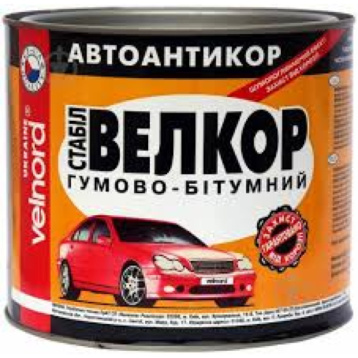 Автоантикор "велкор" (гумо-бітумний) 1,8 кг