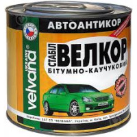 Автоантикор "велкор" (бітумно-каучуковий чорна) 1,8 кг